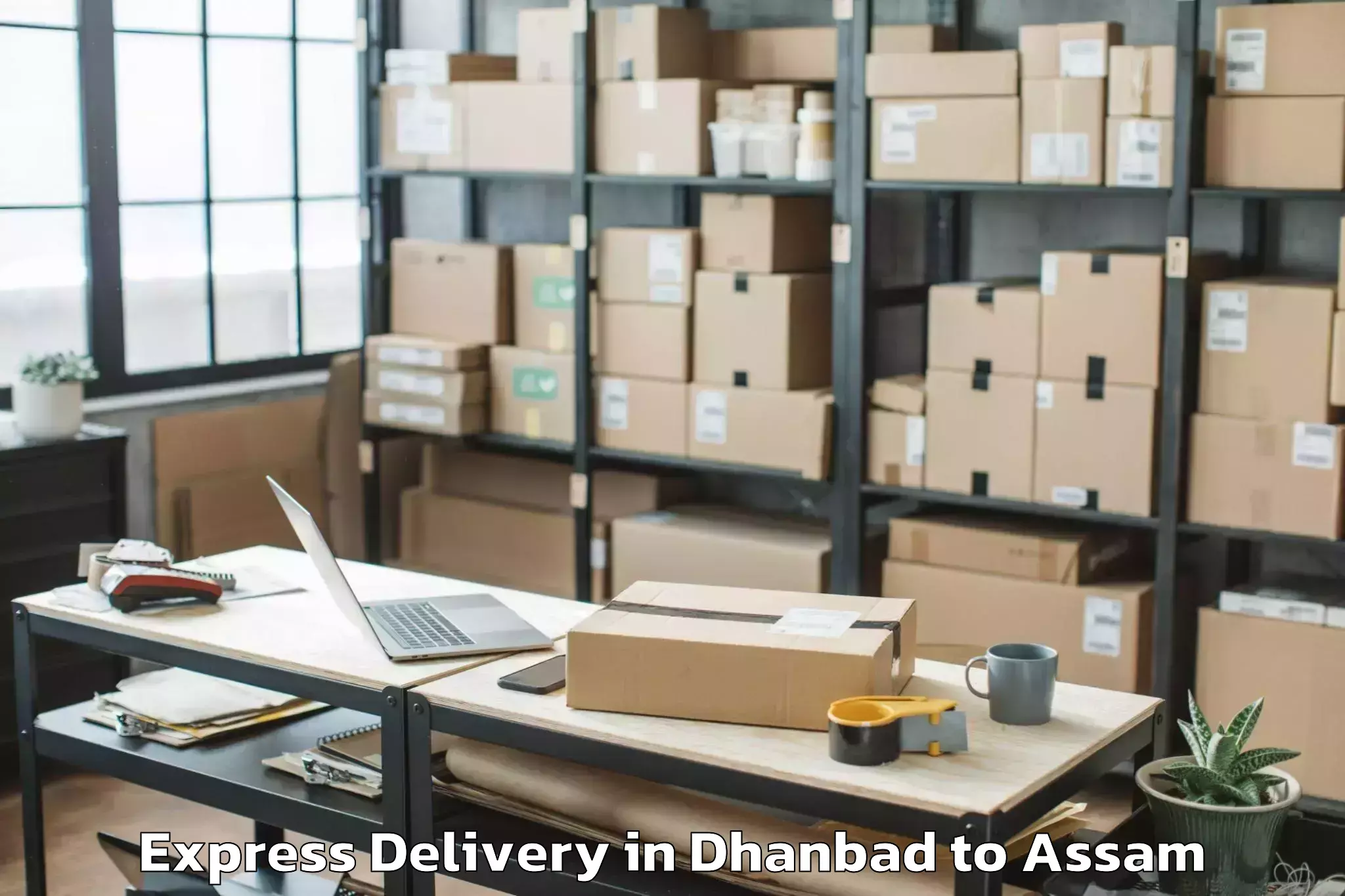 Professional Dhanbad to Bilasipara Express Delivery